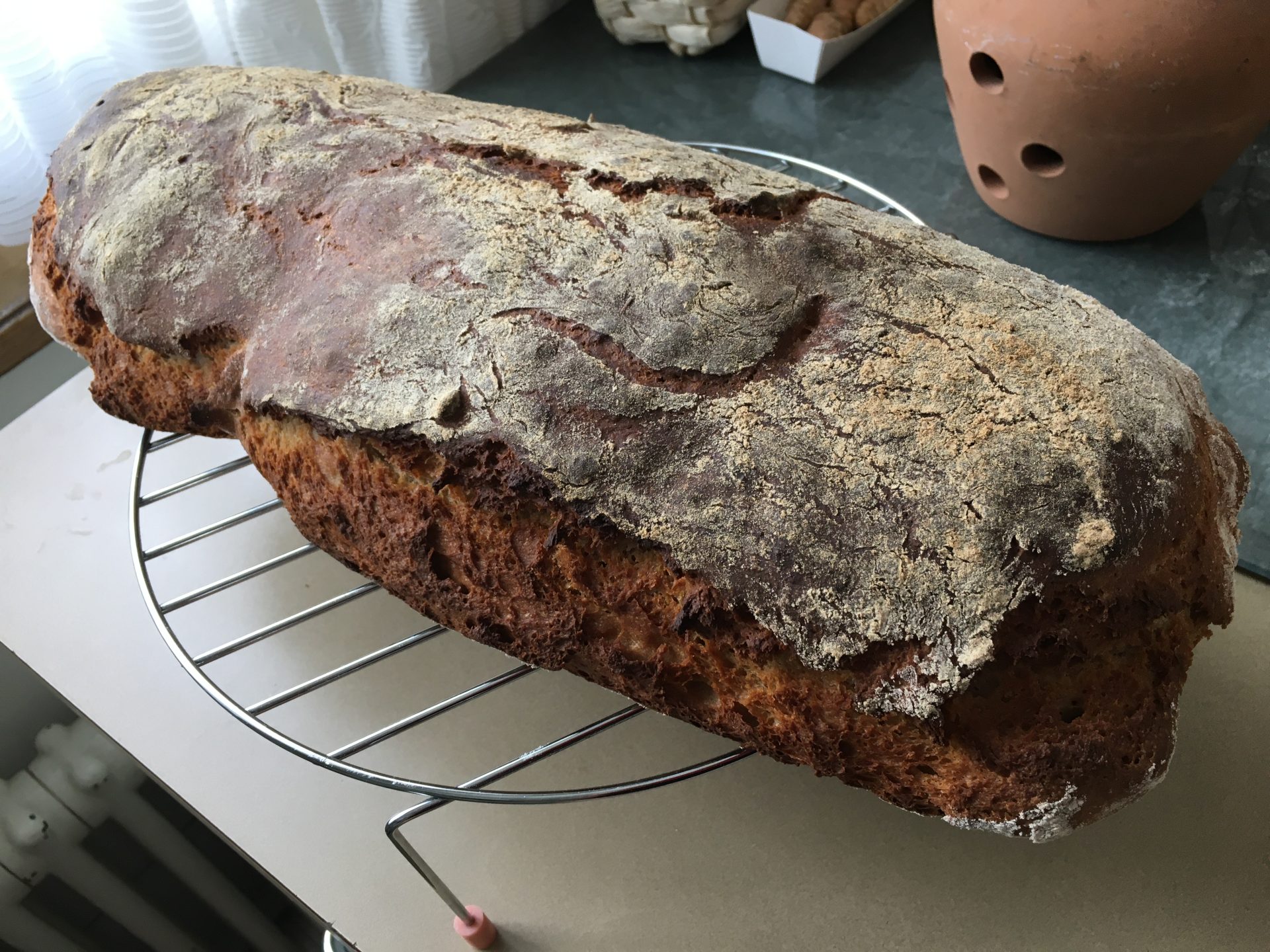 Brot aus dem eigenen Ofen
